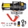 WINCH MALACATE ELÉCTRICO 12V 4500LBS ATV RZR SINTÉTICA