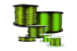 CABLE MAGNETICO DE COBRE 18 A 40 AWG COLOR VERDE MARCA TEMCO