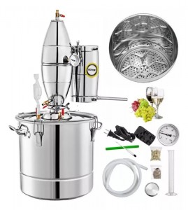 DESTILADOR DE AGUA Y ALCOHOL CAPACIDAD 50 LTS CERVEZA LICOR