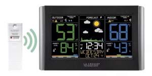 ESTACION CLIMA LA CROSSE TERMOMETRO EXTERNO HUMEDAD ALERTAS MODELO C85845