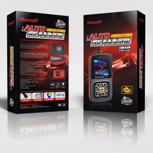 ESCANER AUTOMOTRIZ UNIVERSAL PARA OBDII MARCA ICARSOFT MODELO 1810