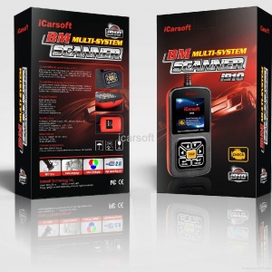 ESCANER AUTOMOTRIZ UNIVERSAL PARA OBDII Y BMW MARCA ICARSOFT MODELO I910 ESCANER AUTOMOTRIZ UNIVERSAL PARA OBDII Y BMW MARCA ICARSOFT MODELO I910