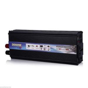 INVERSOR DE CORRIENTE 2000W 12v Dc A 220 Ac