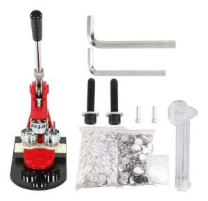 KIT DE MÁQUINA FOTOBOTONES PUBLICITARIOS 58MM   1000 BOTONES MARCA  GENÉRICO MODELO  58 MM