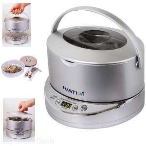 B) TINA ULTRASONICA PARA DISCOS COMPACTOS B) TINA ULTRASONICA PARA DISCOS COMPACTOS