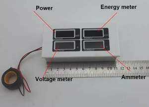 MEDIDOR DE ENERGÍA, VOLTAJE, AMPERAJE Y POTENCIA 4N-1