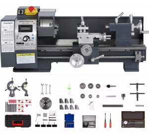 MINI TORNO PARA METAL MADERA 750W 8X16 PULGADAS 110V