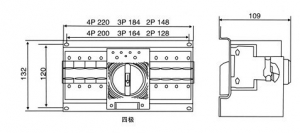 Switch de energia de reserva Atumatico manual