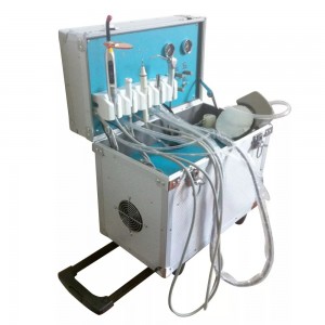 UNIDAD PORTÁTIL PARA ODONTOLOGÍA CON COMPRESOR ULTRASÓNICO 580W